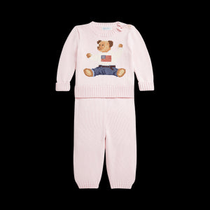 Polo Bear Sweater and Flag Set