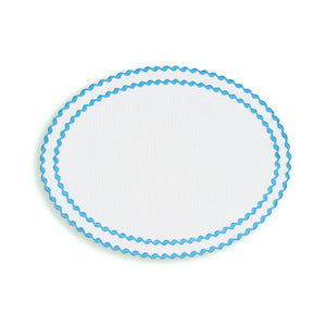 Cora Placemat And Napkin Set In Blue