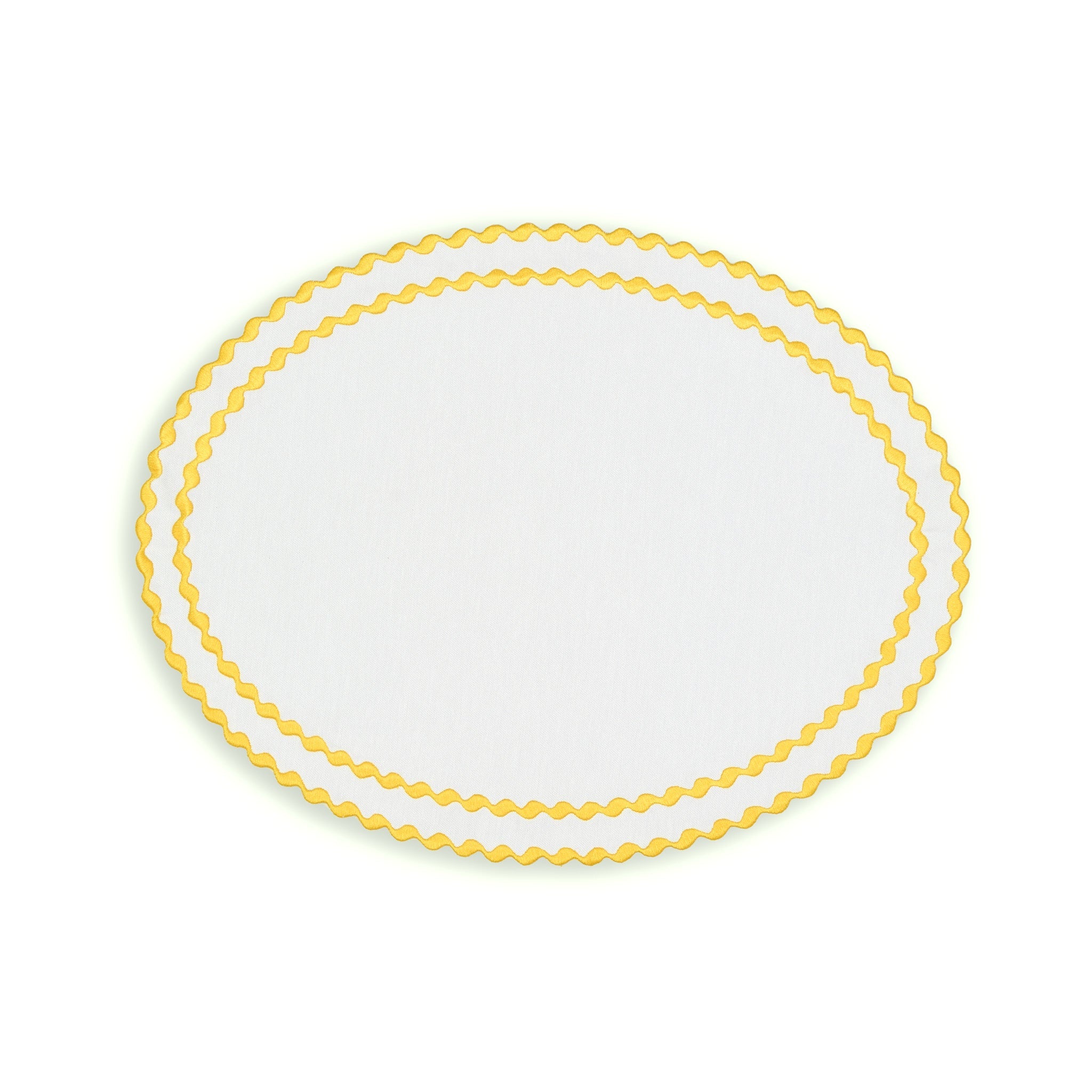 Cora Placemat And Napkin Set In Yellow