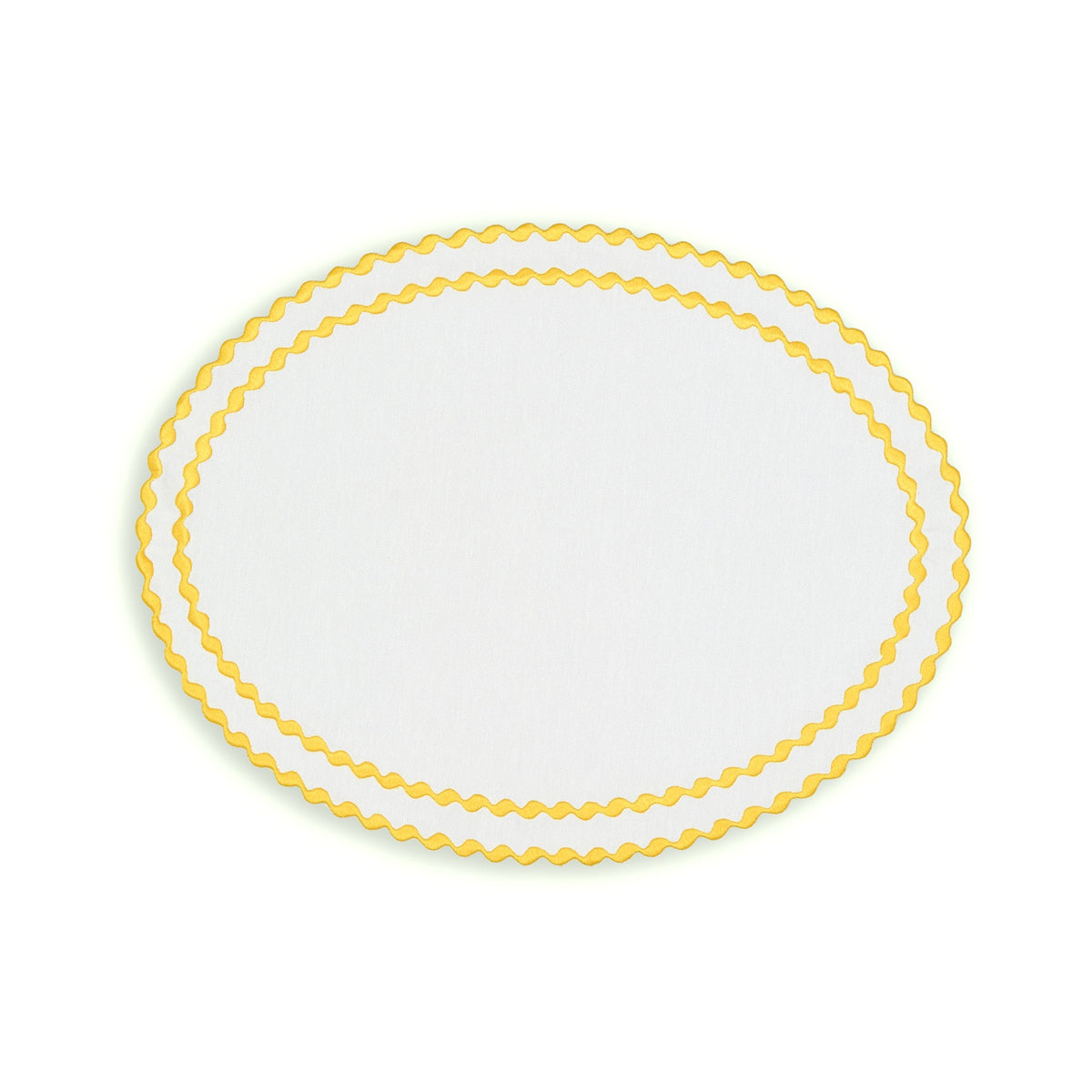 Cora Placemat And Napkin Set In Yellow