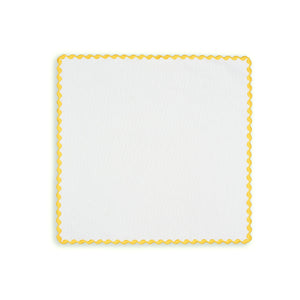 Cora Placemat And Napkin Set In Yellow