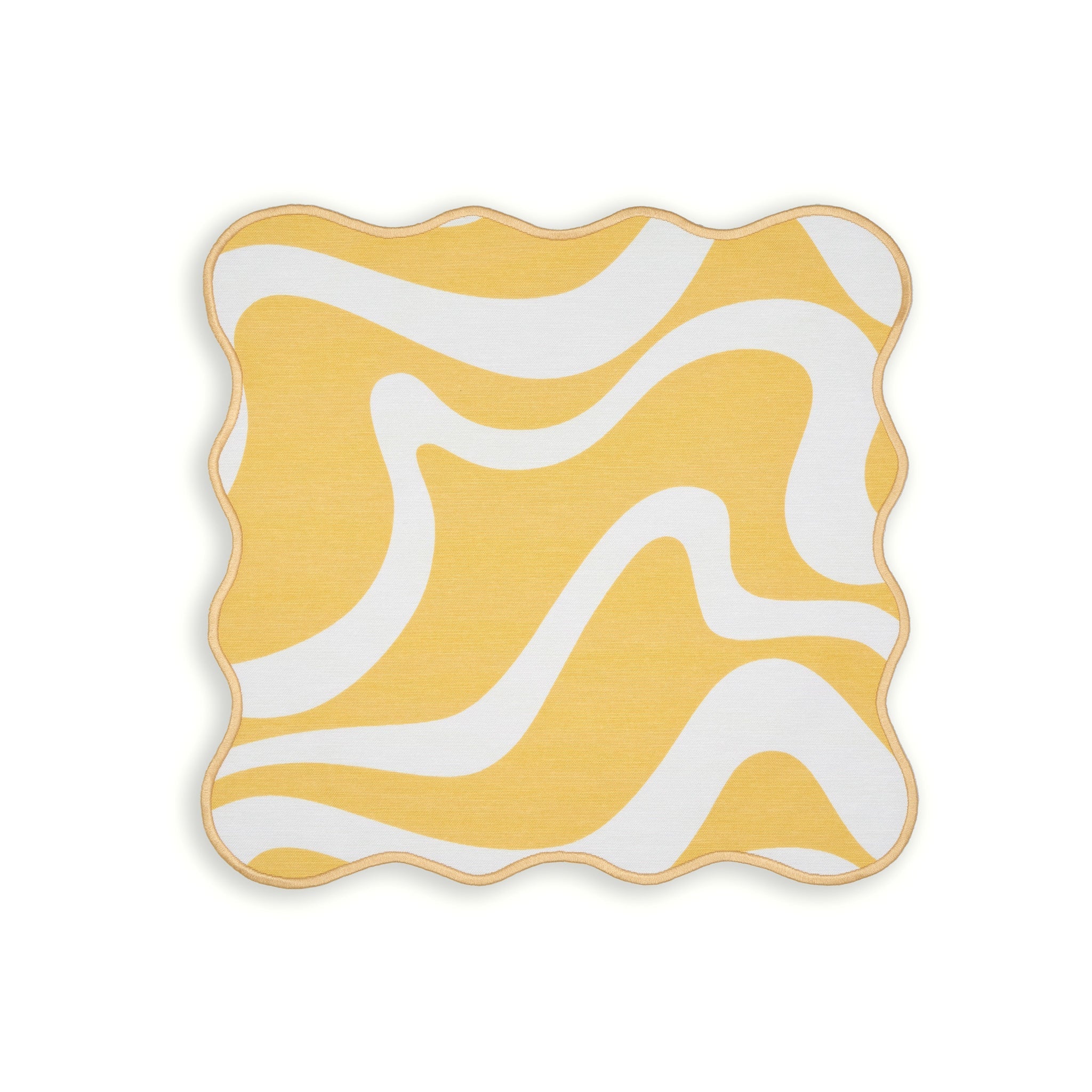 Doris Napkins Yellow, Set Of 4