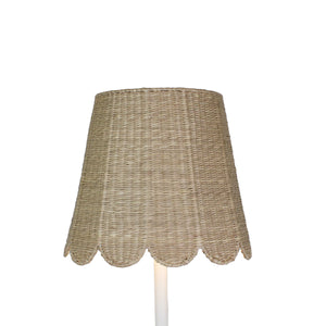 Maison Maison Design x Zafferano Scalloped Seagrass Lampshade