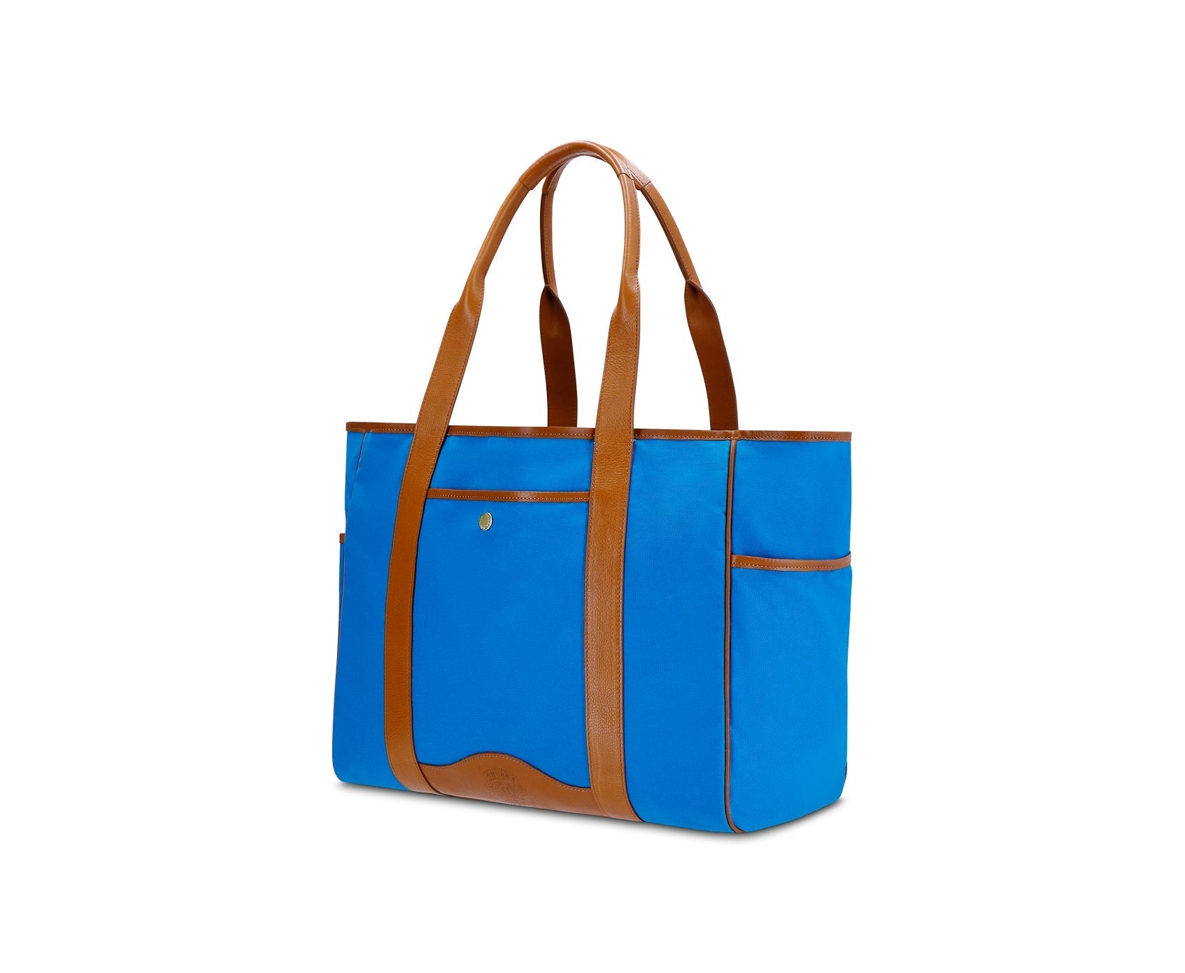 Market Tote No. 294 | Regatta Blue - Vintage Tan - Ghurka