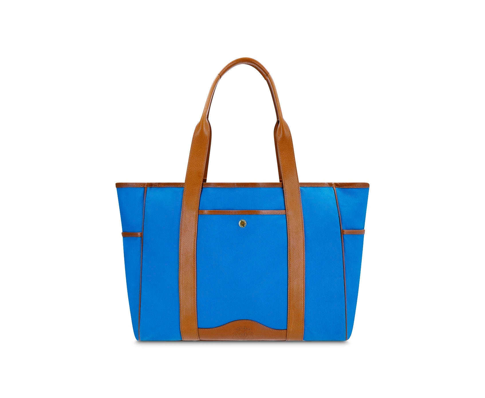 Market Tote No. 294 | Regatta Blue - Vintage Tan - Ghurka
