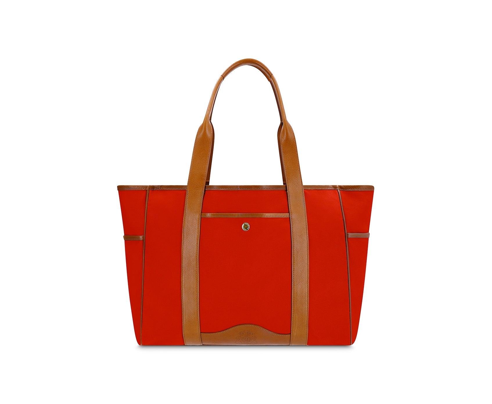 Market Tote No. 294 | Signal Red - Vintage Tan - Ghurka