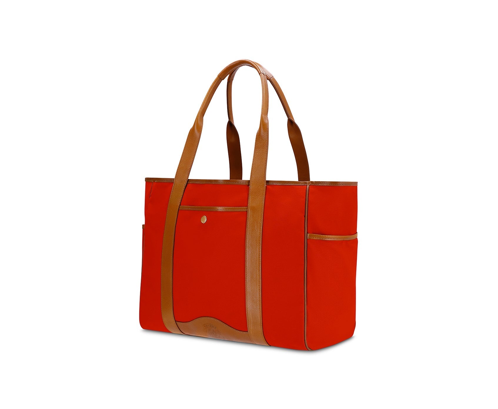 Market Tote No. 294 | Signal Red - Vintage Tan - Ghurka
