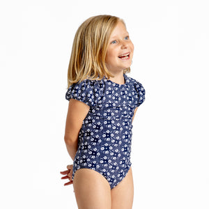 Girls Ditch Plains Daisy Puff Sleeve One Piece