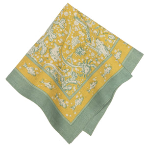 La Mer Napkins Aqua & Citrine, Set of 6