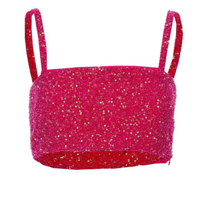 MI LUZ TOP IN HOT PINK - No Pise La Grama Web