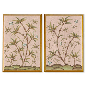 Chinoiserie Panel Print Pair | Bamboo En Fleur