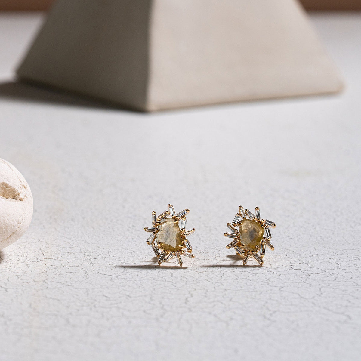 Organic Beauty Spark Mini Studs - Jewelry - RUCHI New York