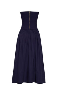 Glasbury Dress in Navy