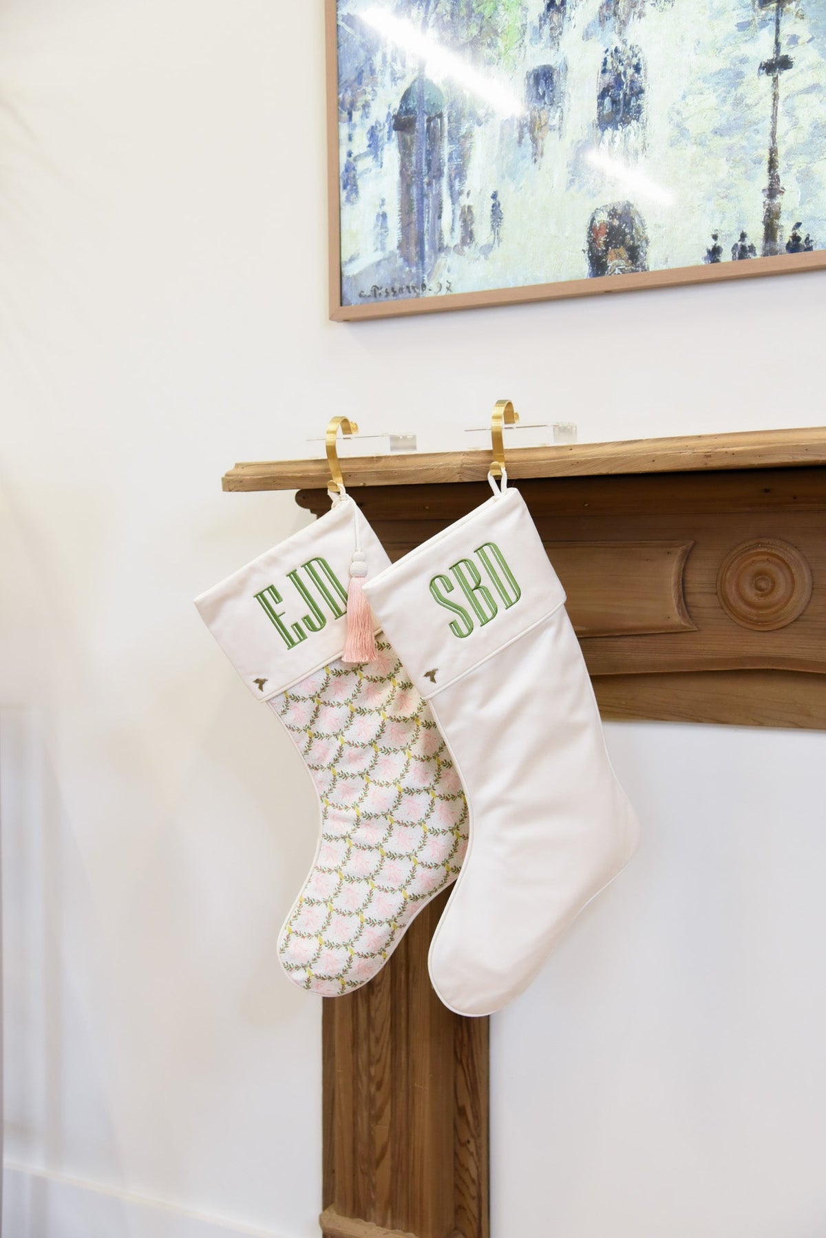 Ivory Christmas Stocking