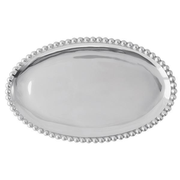 Pearled Oval Platter | Mariposa Platters