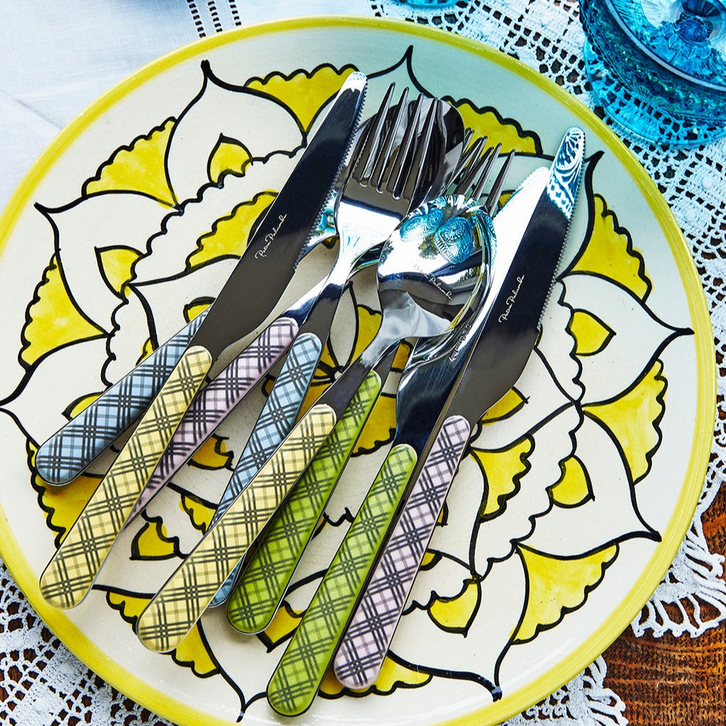 Tartan Cutlery Mixed Set