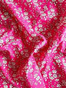 Pillowcase made with Liberty Fabric CAPEL FUCHSIA - Coco & Wolf