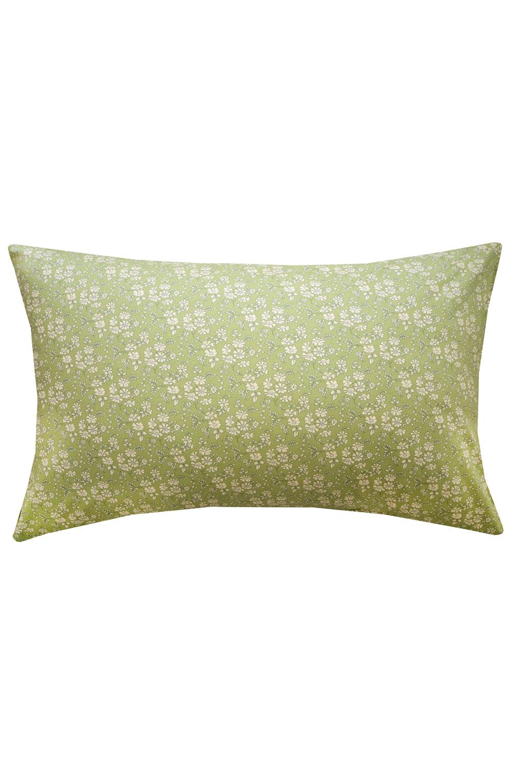 Pillowcase made with Liberty Fabric CAPEL PISTACHIO - Coco & Wolf