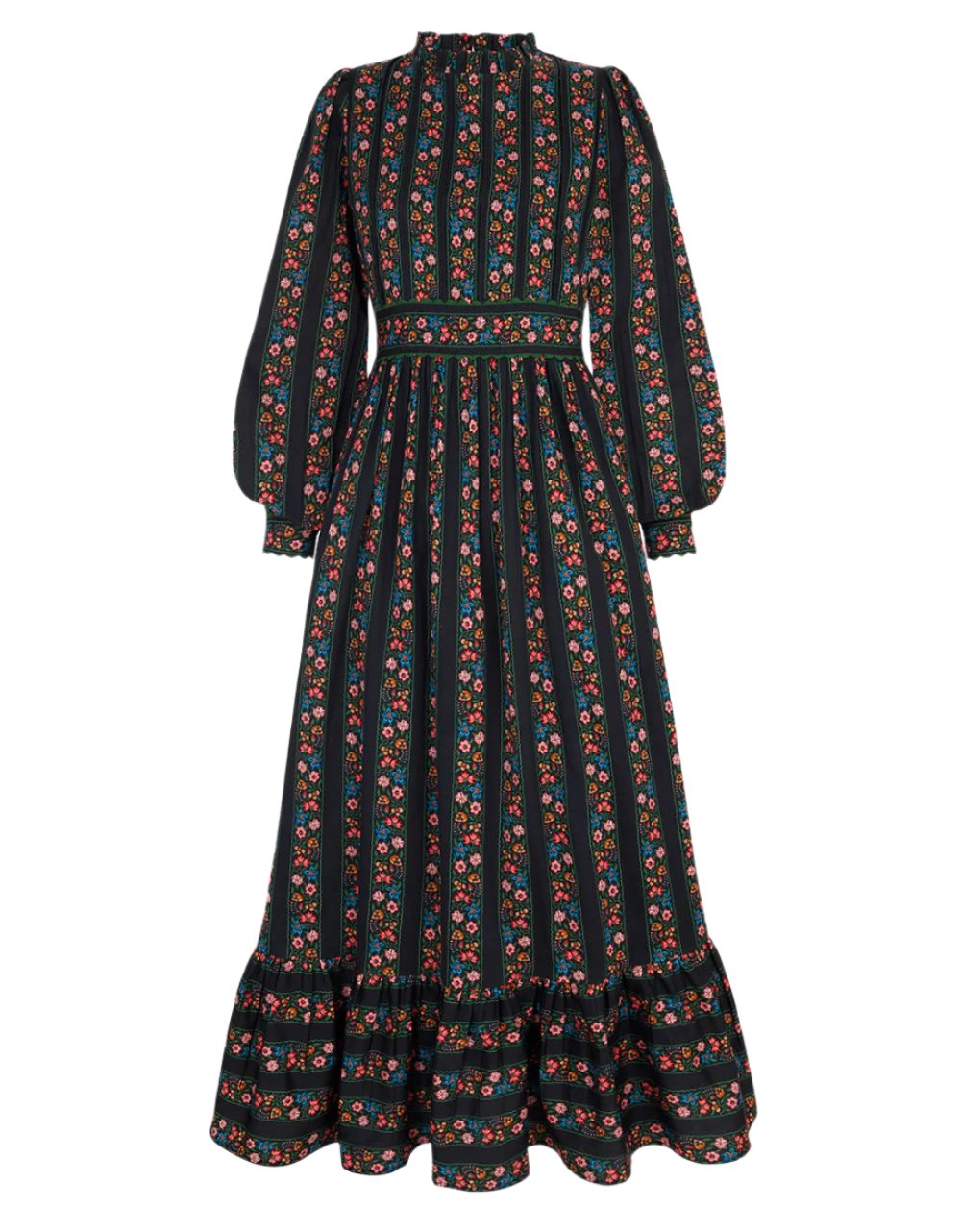 Pink City Prints Haworth Border Savannah Dress