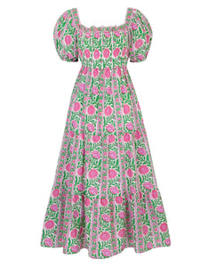 Pink City Prints Lilac Border Jodhpur Dress