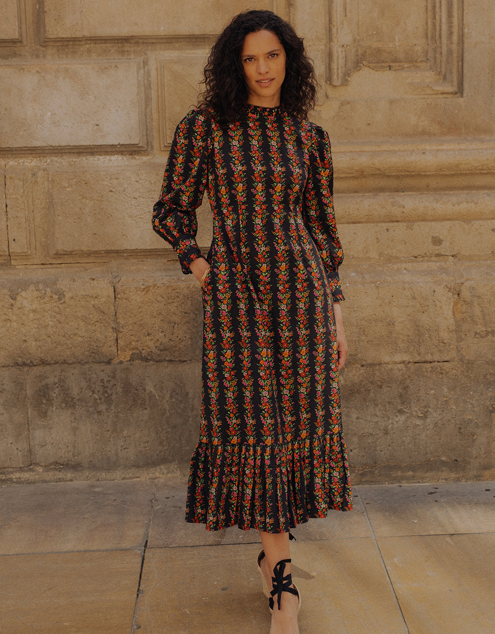 Pink City Prints Psychedelic Nights Petworth Dress