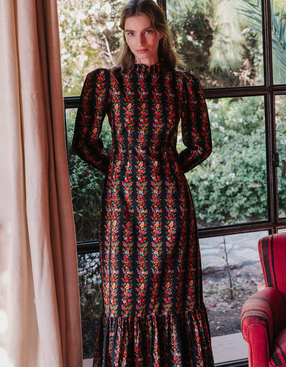 Pink City Prints Psychedelic Nights Petworth Dress