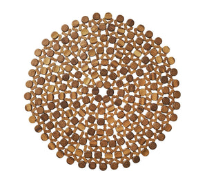 Kim Seybert, Inc.Round Bamboo Placemat in BrownPlacemats