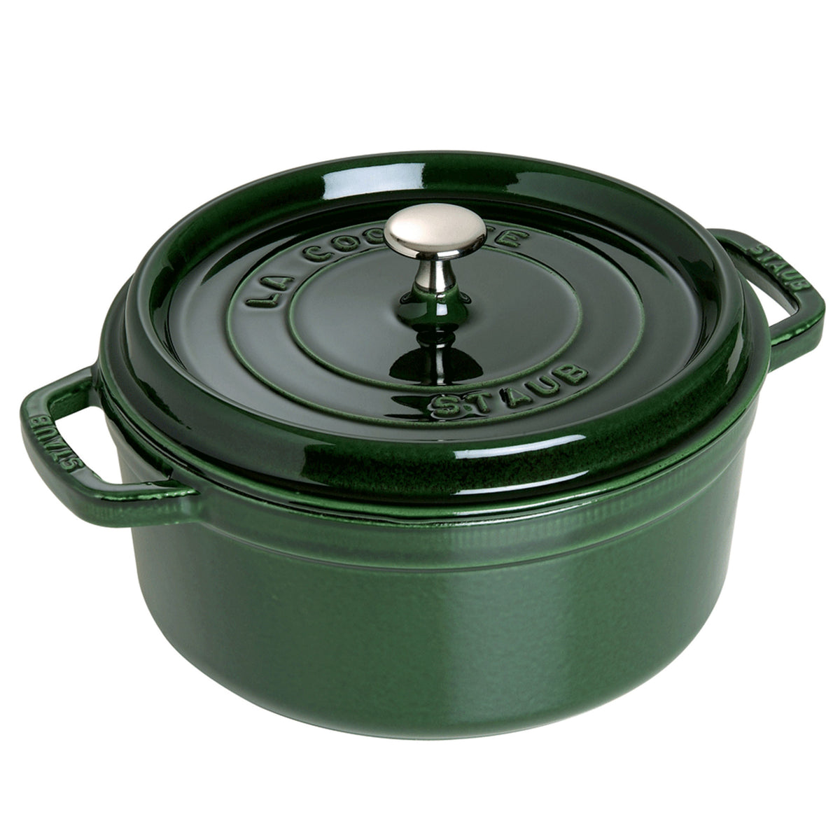 Cast Iron 5.5-qt Round Cocotte in Basil