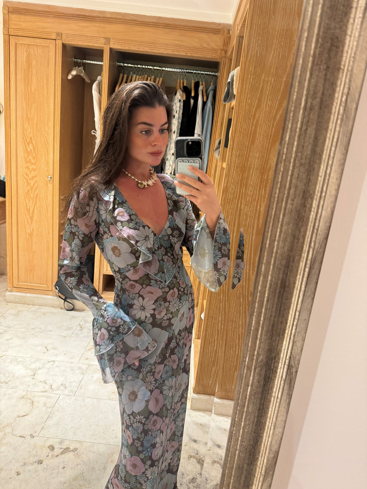 Shellona Dress in Vintage Floral