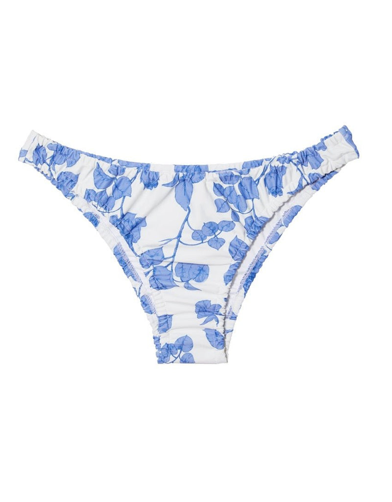 OTM Exclusive: Vice Bottom in White Blue Floral