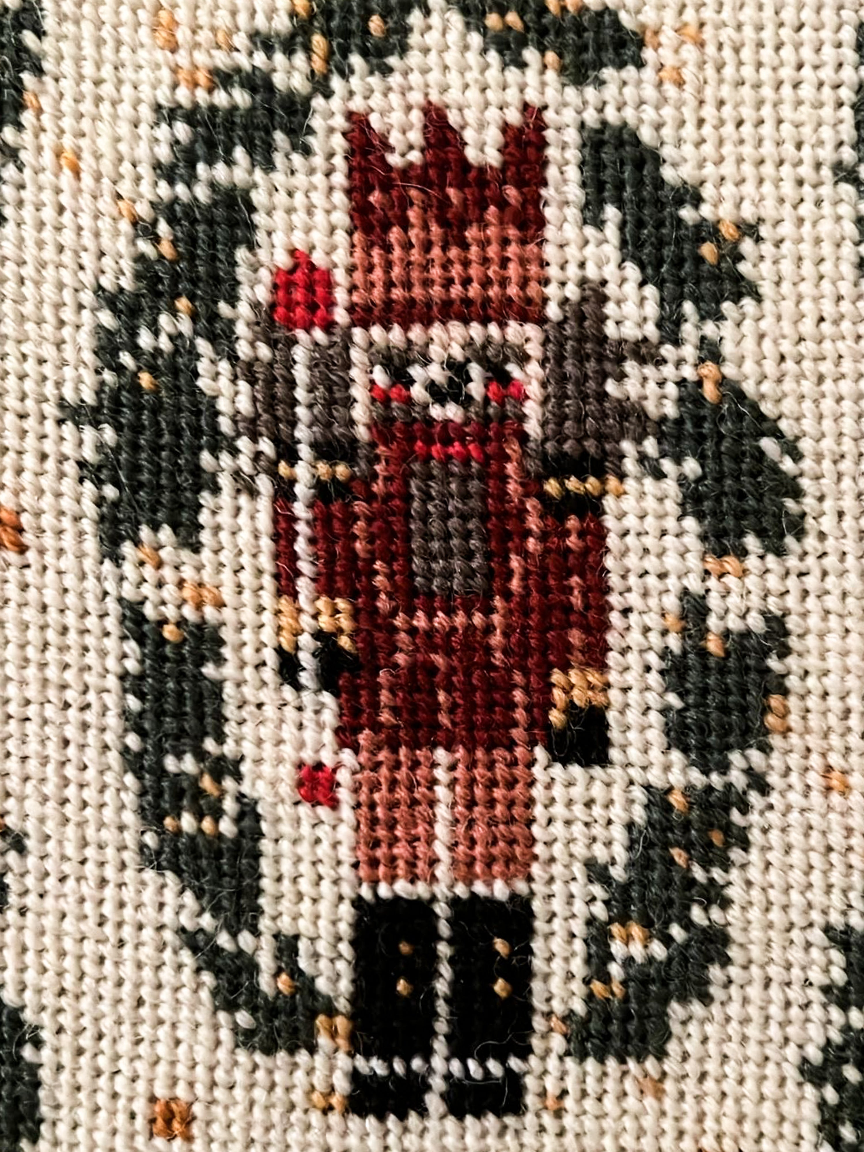 Nutcrackers Stitched Stocking