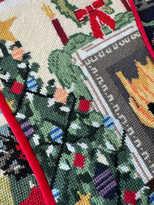 Cozy Hearth Stitched Stocking