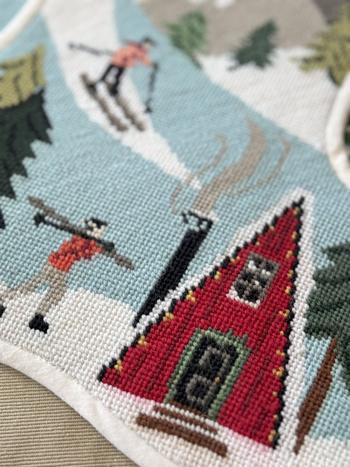 Ski Slopes Stitched Stocking