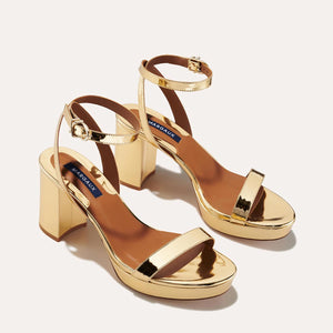 The Stella Platform in Gold Mirror