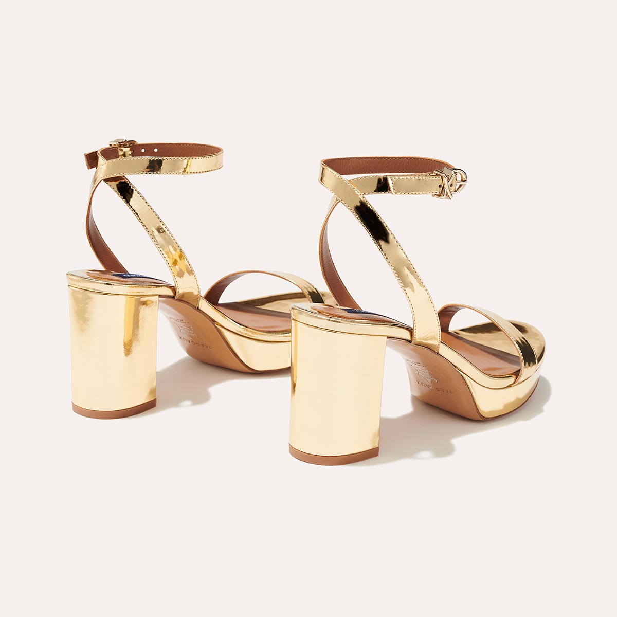 The Stella Platform in Gold Mirror