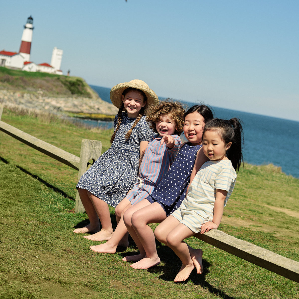 Girls Atlantic Dot Scalloped Short Set