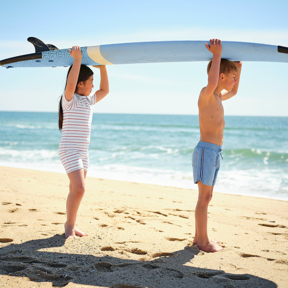 Boys Surfside Blue Boardie