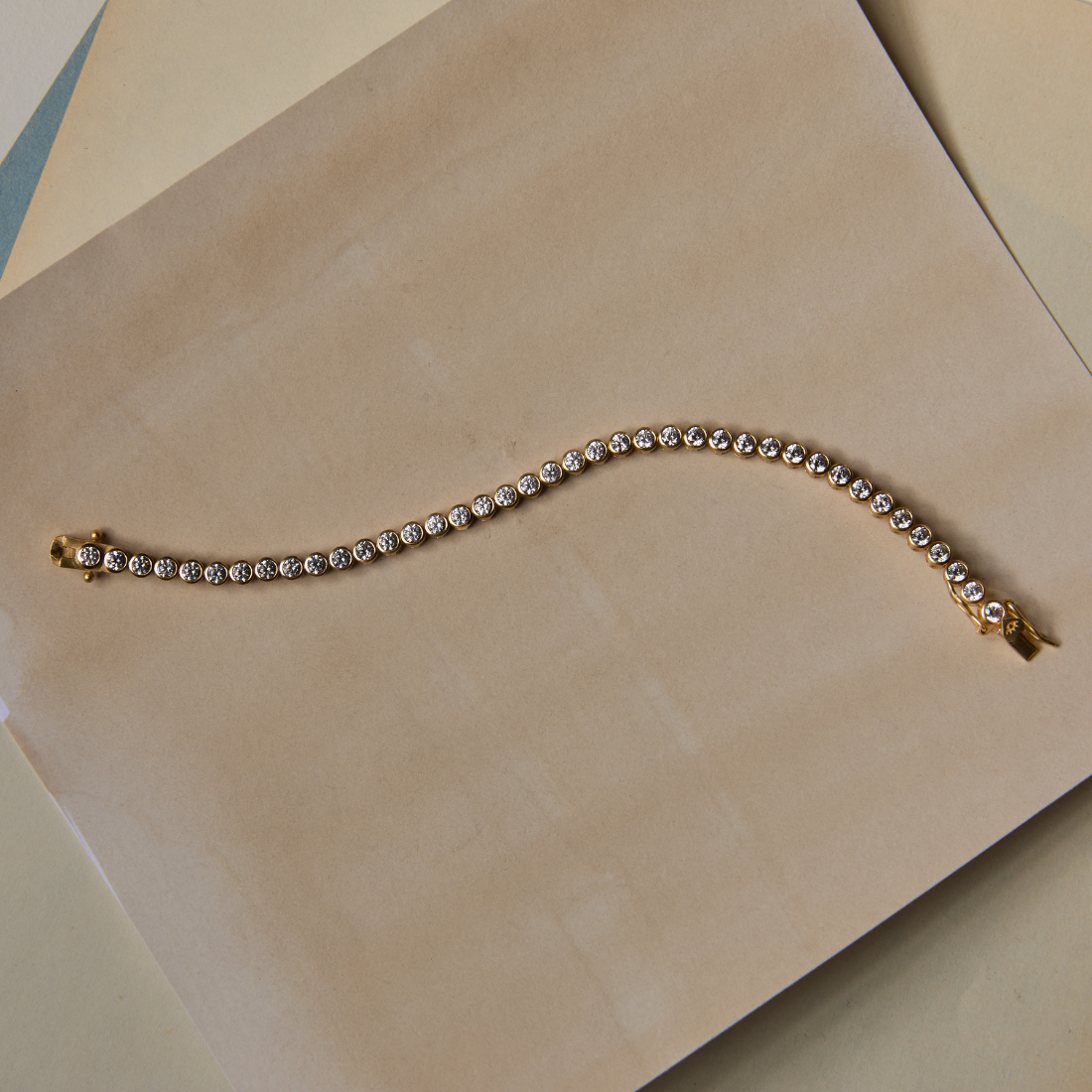 Bezel Tennis Bracelet