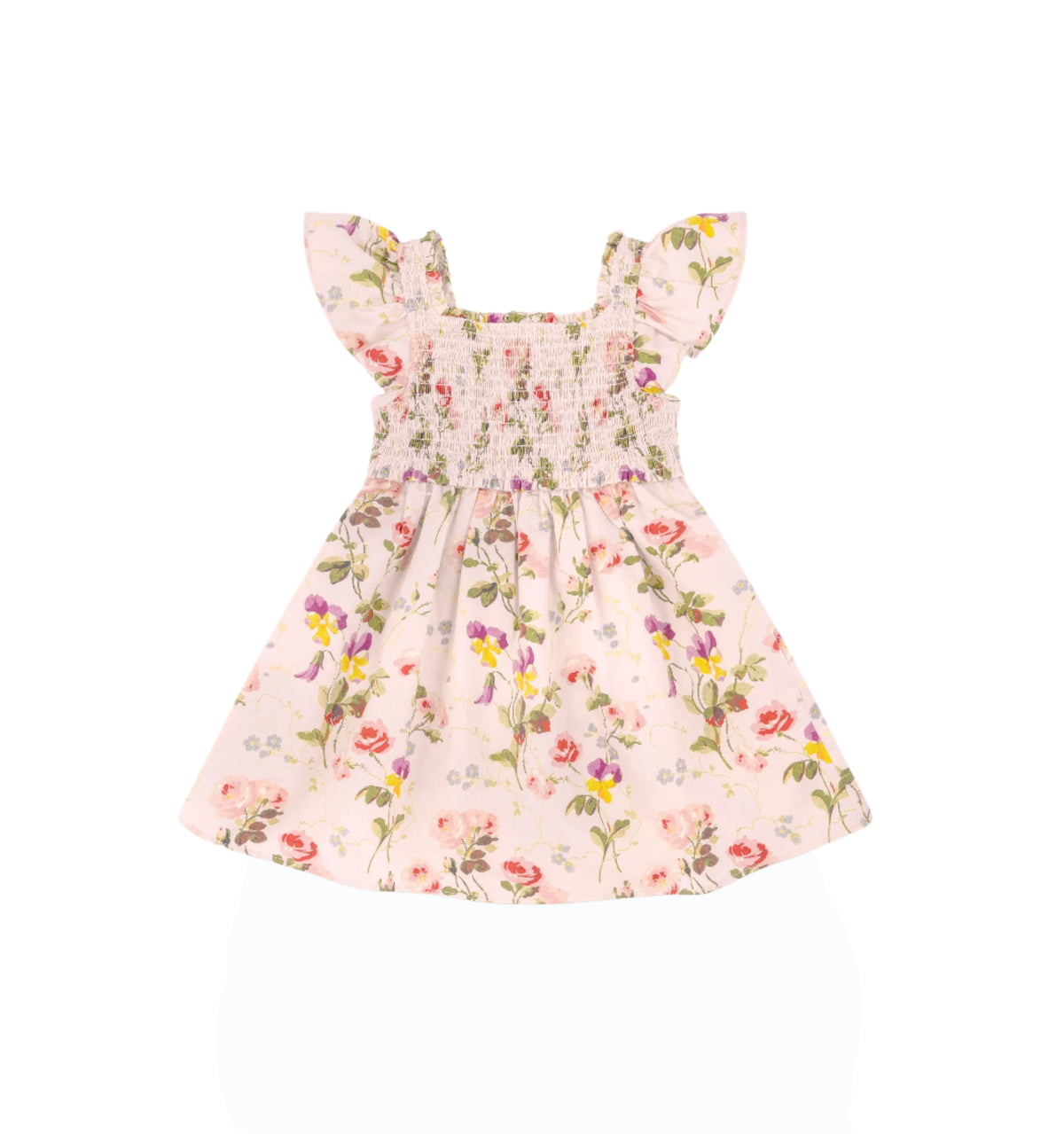 The Tiny Louise Nap Dress in Pink Bluebonnet