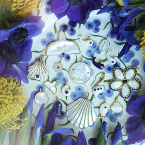 Mother of Pearl Moby Charm