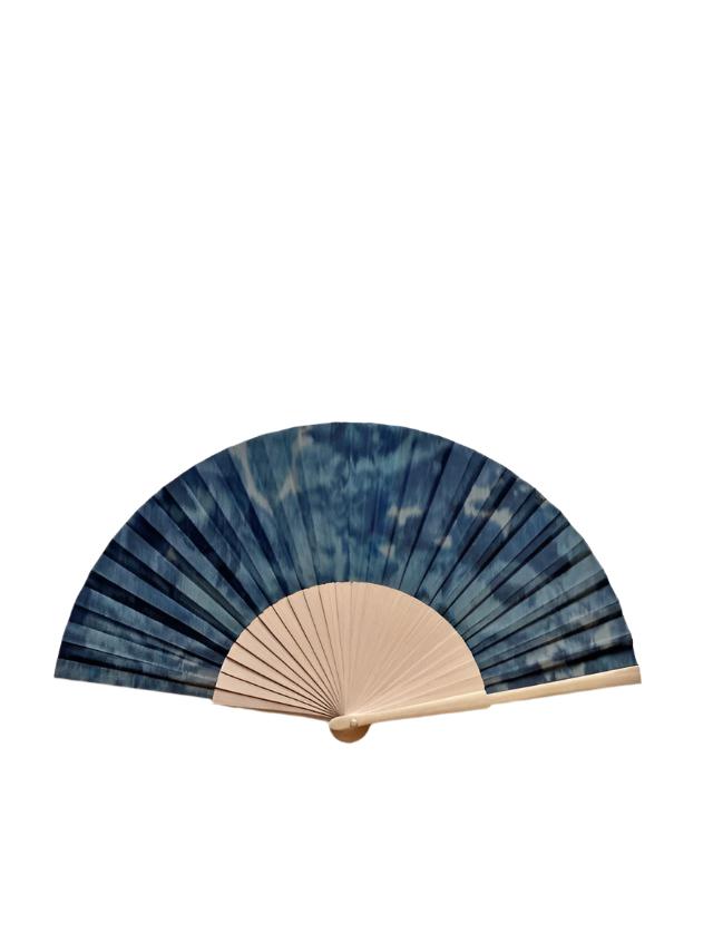 Medici Hand Fan in Blue