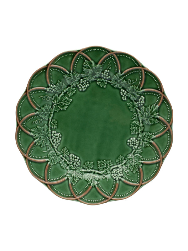 Woods Dinner Plate in Green/Brown