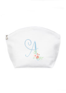 Cosmetic Waffle Weave Bag, Personalized