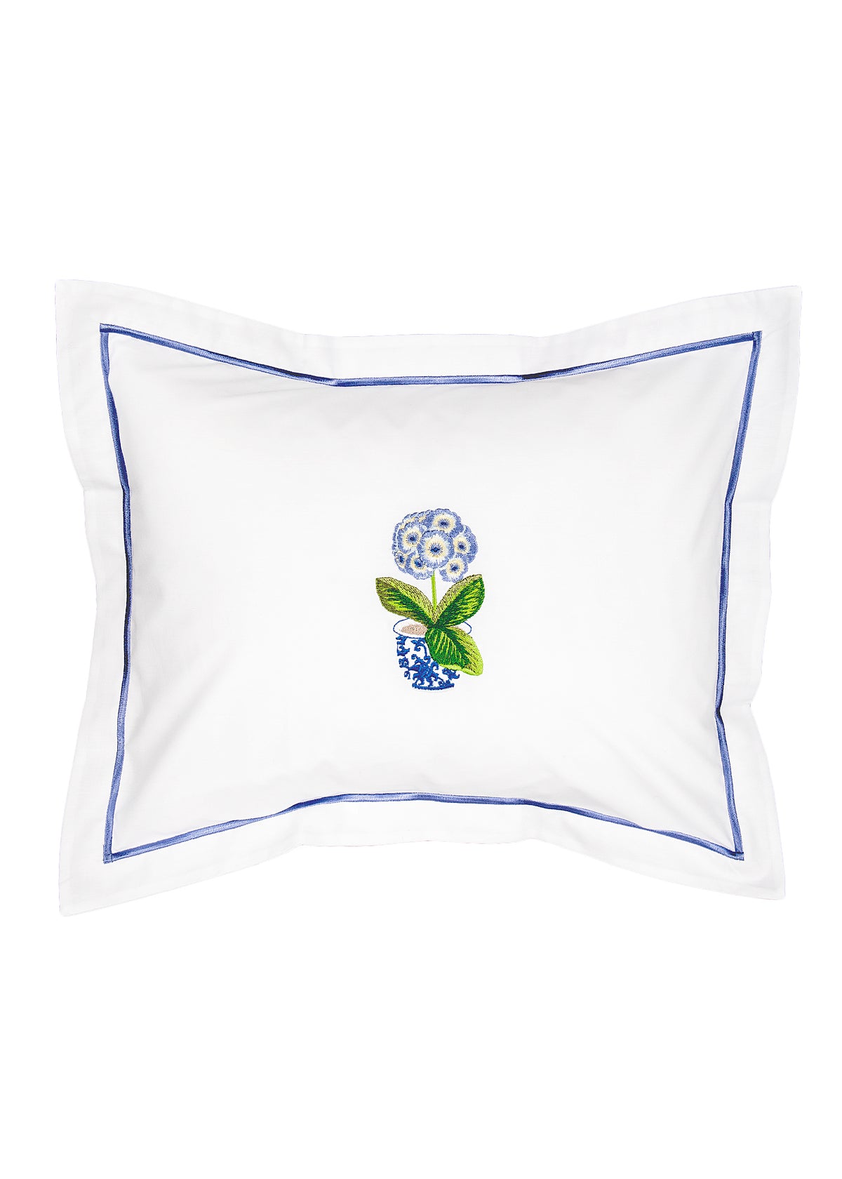 Cotton Percale Boudoir Pillow Cover