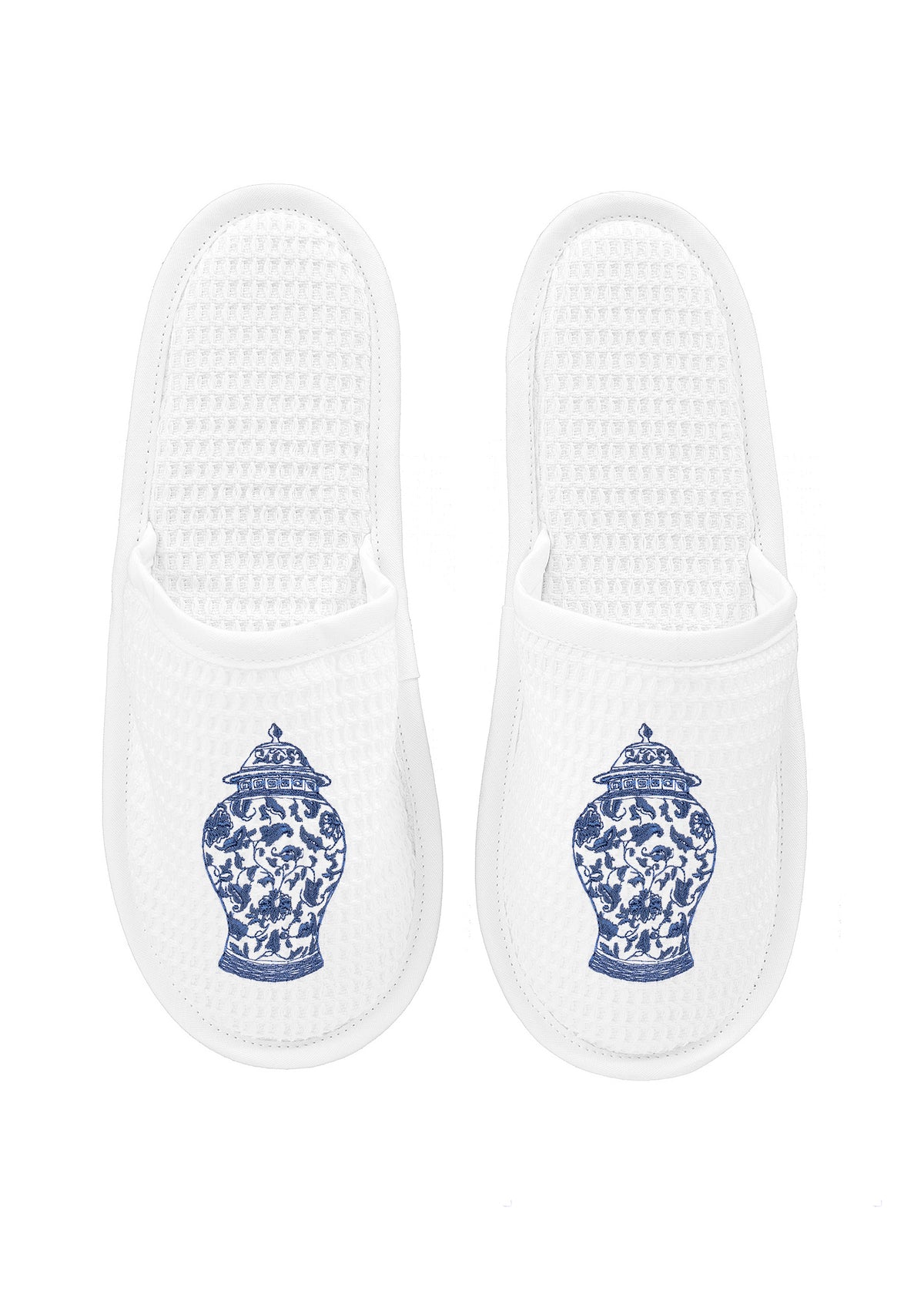 Slippers White Waffle