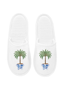 Slippers White Waffle