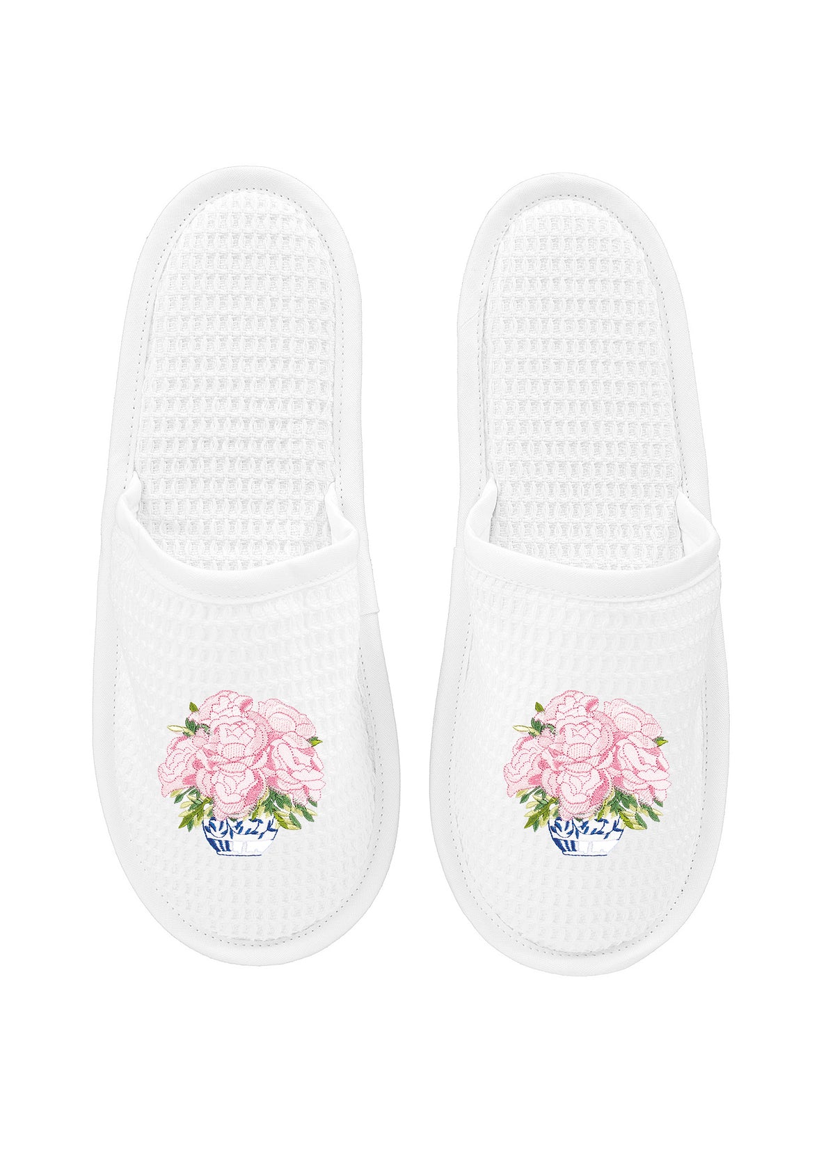 Slippers White Waffle