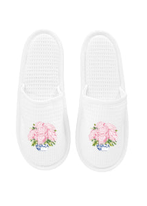 Slippers White Waffle