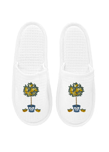 Slippers White Waffle