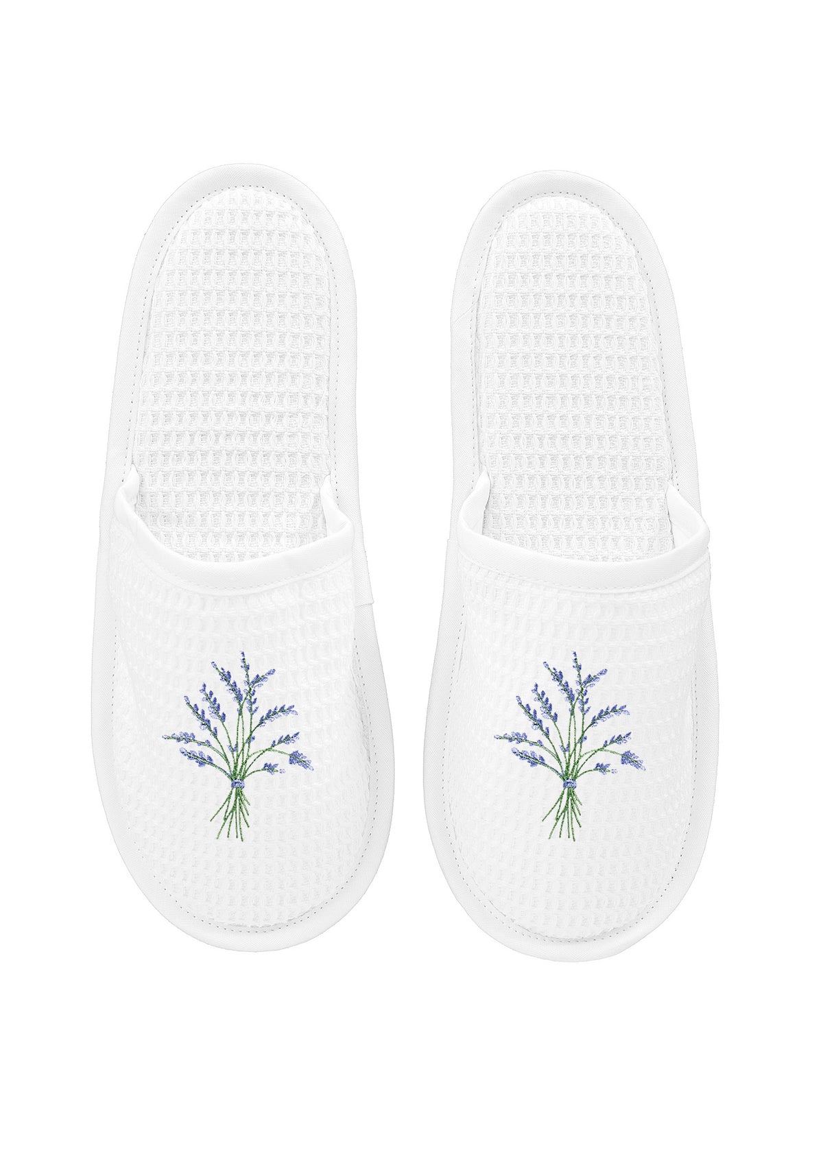 Slippers White Waffle